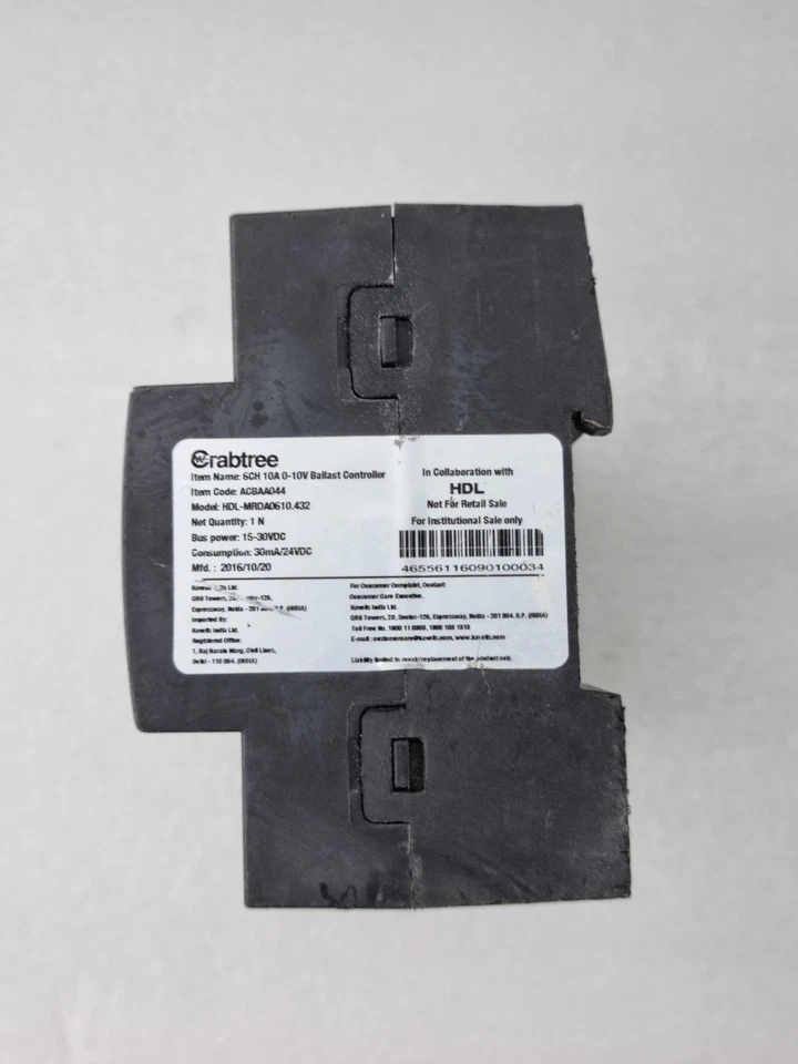 CRABTREE HDL-MRDA0610.432 6CH 10A 0-10V BALLAST CONTROLLER 15-30VDC